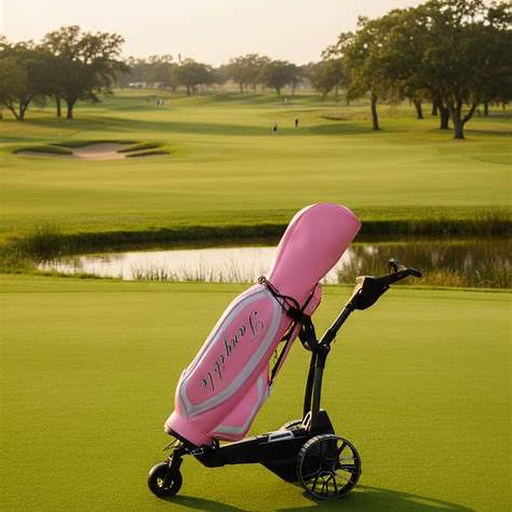 Bolsa Tangible rosa junto al lago
