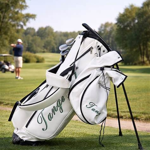 Bolsas premium Tangible blancas en campo de golf